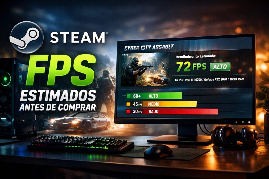 Steam ahora mostrará FPS antes de comprar juegos