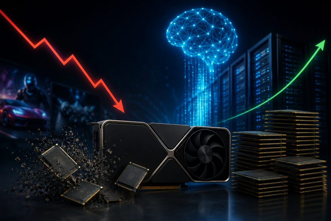 NVIDIA podría cancelar la GDDR7X por la crisis mundial de memoria y el auge de la IA