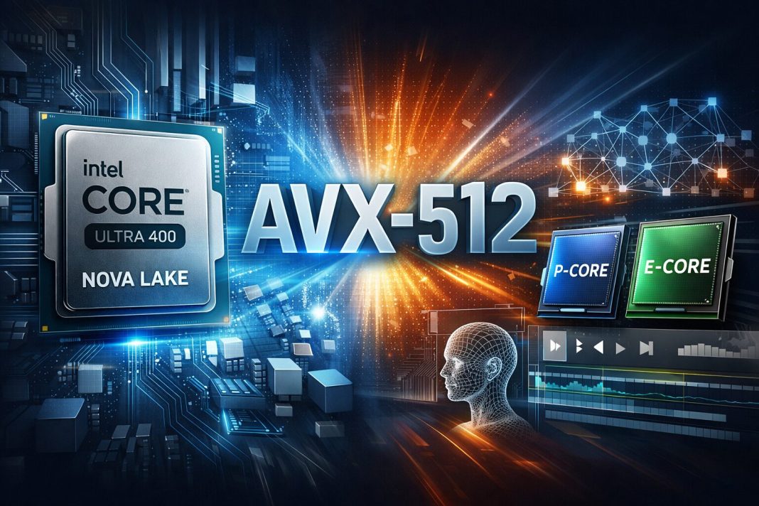 Intel Nova Lake recuperará AVX-512: así mejorará el rendimiento en IA, renderizado y tareas pesadas